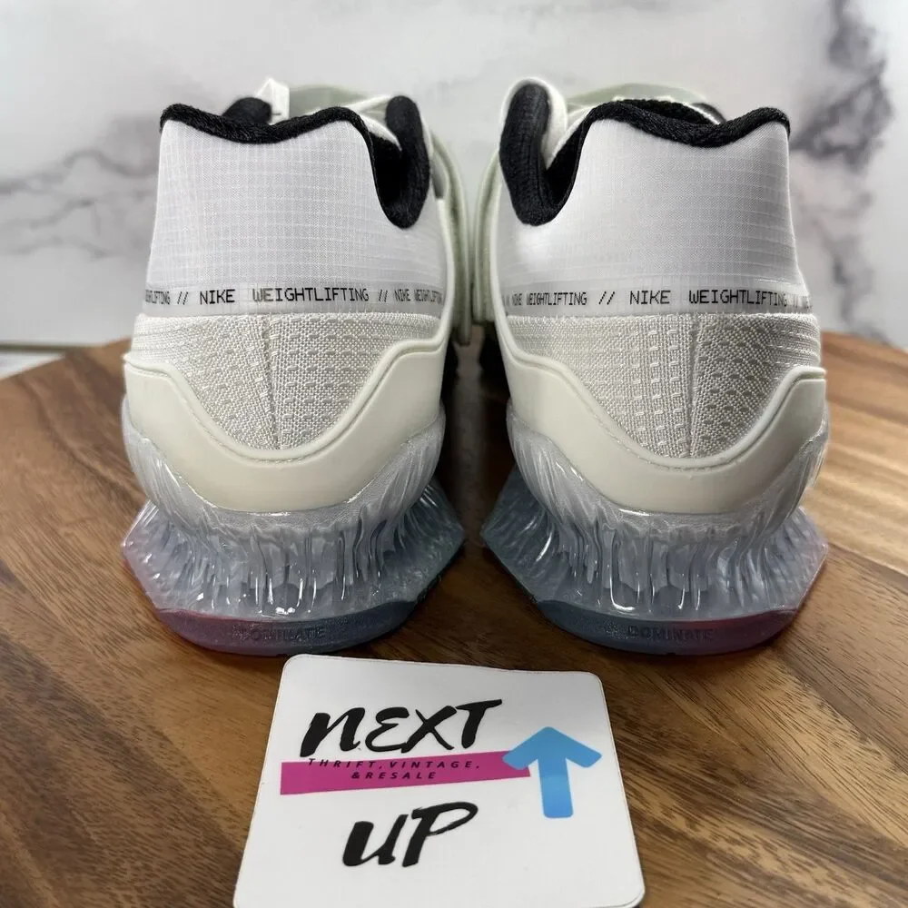 Mens 13-Nike Romaleos 4 Pale Ivory Hyper Violet Weightlifting Shoes CN9662-100